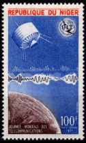 1971 - Niger Timbre Poste A&eacute;rienne n&deg; 156 - Journ&eacute;e mondiale des T&eacute;l&eacute;communications