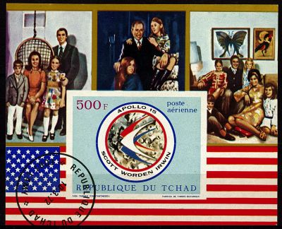 1972 - Tchad BF n� 8 - Espace - Apollo XV
