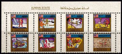 1973 - Ajman Timbres n� m2669/m2676 - Programme Apollo