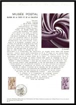 1973 - France Document Philatélique n° 1782 - Musée Postal
