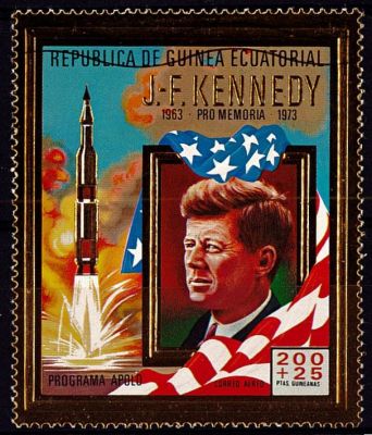 1973 - Guin�e �quatoriale n� PA 306 - Personnalit�s - J.F. Kennedy