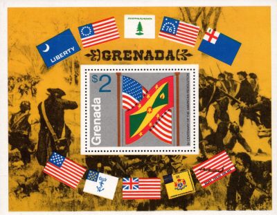 1975 - Grenade BF39-40 - Bicentenaire de l\'ind�pendance des Etats-Unis