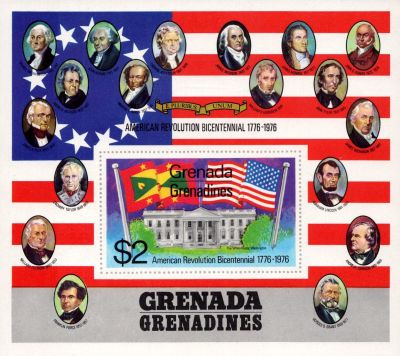 1975 - Grenadines BF11-12 - Bicentenaire de l\'ind�pendance des Etats-Unis