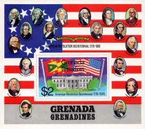 1975 - Grenadines BF11-12 - Bicentenaire de l\'indépendance des Etats-Unis