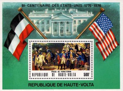 1975 - Haute-Volta BF5AE - Bicentenaire de l\'ind�pendance des Etats-Unis 
