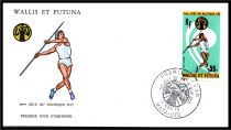 1975 - Wallis et Futuna FDC PA n&deg; 63/66 - Jeux du Pacifique-Sud