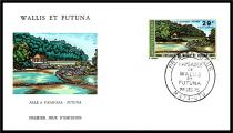 1975 - Wallis et Futuna FDC PA n&deg; 67/70 - Paysages