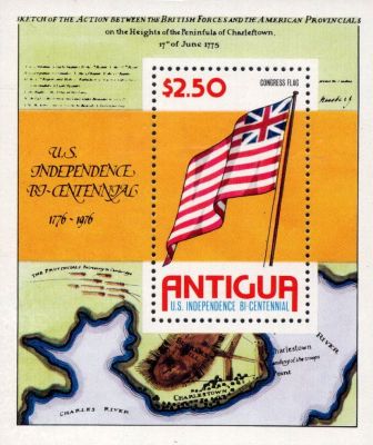 1976 - Antigua BF24 - Bicentenaire de l\'ind�pendance des Etats-Unis 