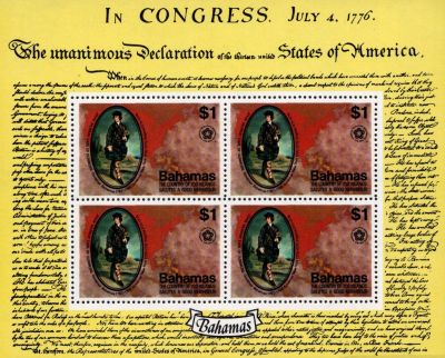 1976 - Bahamas BF16 - Bicentenaire de l\'ind�pendance des Etats-Unis