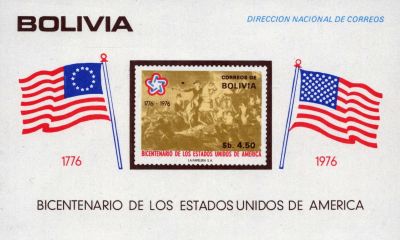 1976 - Bolivie mBF66 - Bicentenaire de l\'indpendance des Etats-Unis