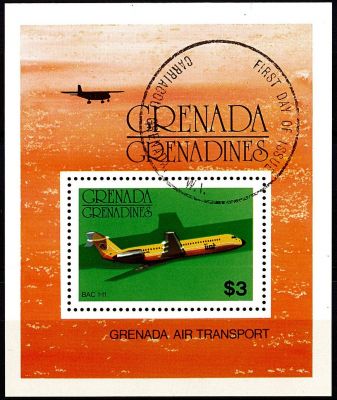 1976 - Grenadines BF n� 22 - Transports - Avions