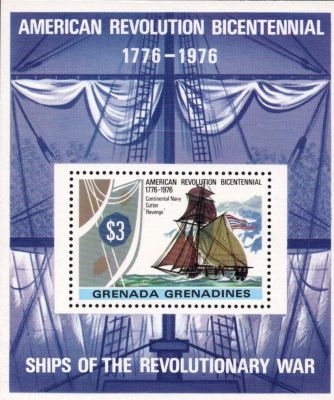 1976 - Grenadines BF21 - Bicentenaire de l\'ind�pendance des Etats-Unis