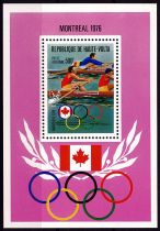 1976 - Haute Volta Bloc Feuillet n° 5AM - JO d\'été de Montréal (Canada)