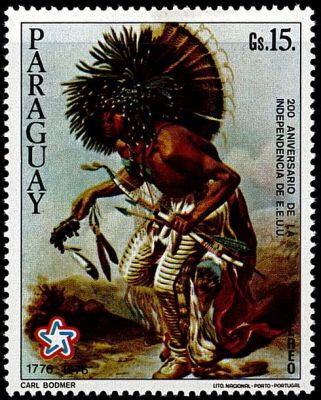 1976 - Paraguay 1527/1531-A741/A743 - Bicentenaire de l\'ind�pendance des Etats-Unis