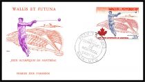 1976 - Wallis et Futuna FDC PA n&deg; 72/73 - Jeux Olympiques d\'&eacute;t&eacute; - 1976 Montr&eacute;al