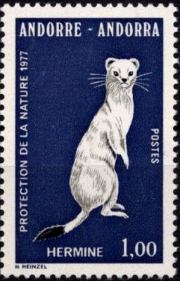 1977 - Andorre Fran�ais Timbre n� 260 - Protection de la nature