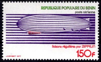 1977 - B�nin Timbre A�rien n� 270 - Histoire de l\'aviation