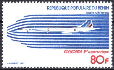 1977 - B�nin Timbre Poste A�rienne n� 269 - Concorde