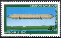 1978 - Allemagne F&eacute;d&eacute;rale Timbre n&deg; 812 - Zeppelin LZ 1 1900