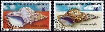 1978 - Djibouti timbres n° 486-487 - Faune marine - Coquillage