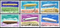1978 - Roumanie Timbres Poste A&eacute;rienne n&deg; 253/258 - Dirigeables