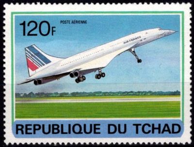 1978 - Tchad Timbre Poste A�rienne n� 221 - Concorde