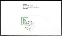 1979 - Allemagne F&eacute;d&eacute;rale Lettre n&deg; 812 - 50e anniversaire du tour du monde du dirigeable LZ 127 &laquo; Graf Zeppelin &raquo;