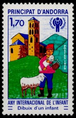 1979 - Andorre Fran�ais Timbre n� 279 - Ann�e internationale de l\'Enfant