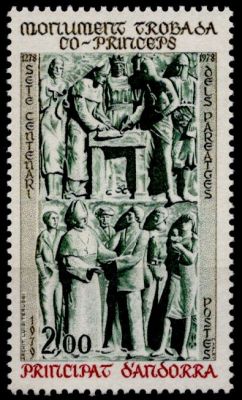 1979 - Andorre Fran�ais Timbre n� 280 - 700e anniversaire de la Co-Principaut� d\'Andorre