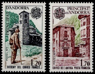1979 - Andorre Fran�ais Timbres n� 276/277 - Europa