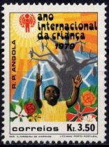 1979 - Angola Timbre n&deg; 617 - Ann&eacute;e Internationale de l\'Enfant