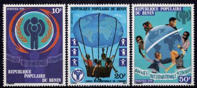 1979 - B�nin Timbres n� 441/443 - Ann�e Internationale de l\'Enfant