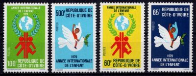 1979 - Cote d\'Ivoire Timbres n� 489/492 - Ann�e Internationale de l\'Enfant