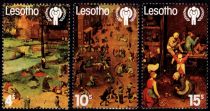 1979 - Lesotho n&deg; 383/385 - Ann&eacute;e Internationale de l\'Enfant