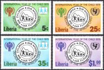 1979 - Lib&eacute;ria n&deg; 790/793 - Ann&eacute;e Internationale de l\'Enfant