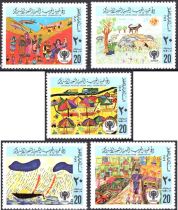 1979 - Lybie n&deg; 759/763 - Ann&eacute;e Internationale de l\'Enfant (1)