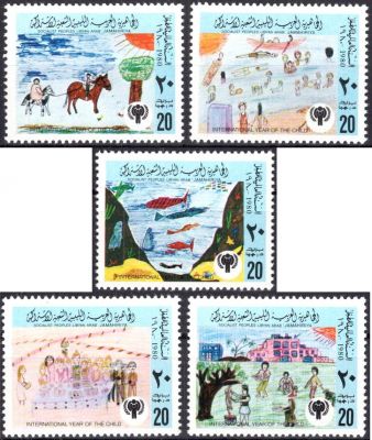 1979 - Lybie n� 835/839 - Ann�e Internationale de l\'Enfant (2)