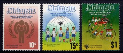 1979 - Malaysie Timbres n� 200/202 - Ann�e Internationale de l\'Enfant