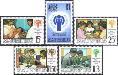1979 - Maurice n� 496/500 - Ann�e Internationale de l\'Enfant