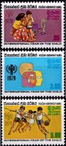 1979 - Sri Lanka Timbres n° 517/519 - Année Internationale de l\'Enfant
