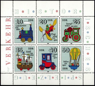 1980 - Allemagne DDR F2224-2229 - Jouets historiques (1)