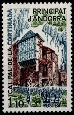 1980 - Andorre Fran�ais Timbre n� 282 - Cal Pal de la Cortinada