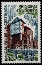 1980 - Andorre Fran&ccedil;ais Timbre n&deg; 282 - Cal Pal de la Cortinada