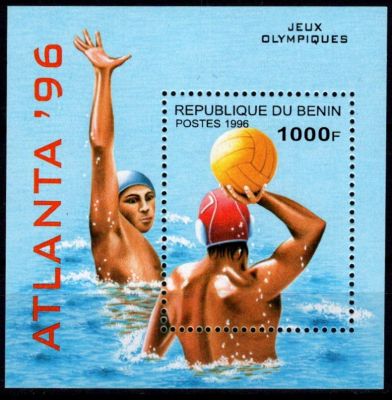 1980 - B�nin Bloc n� 29G - Jeux Olympique d\'�t� - 1996 Atlanta