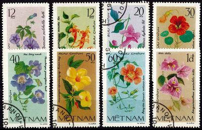 1980 - Vietnam n� 255/262 - Flore - Fleurs