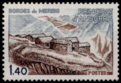 1981 - Andorre Fran�ais Timbre n� 291 - Architecture