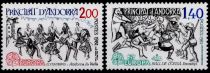 1981 - Andorre Fran&ccedil;ais Timbres n&deg; 292/293 - Europa Folklore