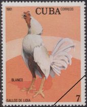 1981 Timbres Cuba Oiseaux 2268-2273