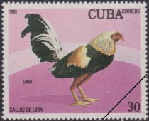 1981 Timbres Cuba Oiseaux 2268-2273