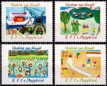 1982 - Albanie n&deg; 1932/1935 - Dessins d\'enfants